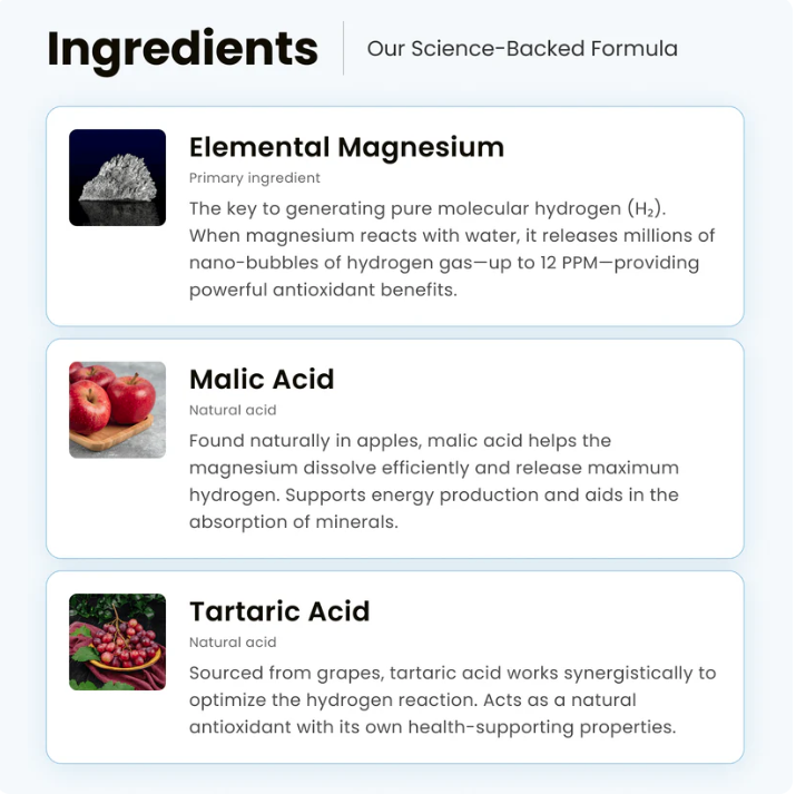 Hydrogen Water Tablets